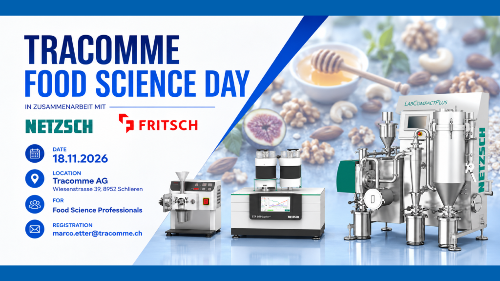 Exklusive Einblicke in moderne Analytik, Prozesstechnik und Materialcharakterisierung für die Lebensmittelindustrie.
Wie entstehen die Eigenschaften eines Lebensmittels? Welche Rolle spielen Fett, Wasser, Proteine und Partikelstrukturen – und wie können wir diese gezielt verstehen, beeinflussen und optimieren?